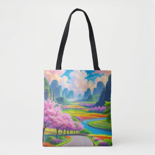 Blossom Trail – Natuur in volle bloei Tote Bag (Voorkant)