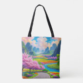 Blossom Trail – Natuur in volle bloei Tote Bag (Achterkant)