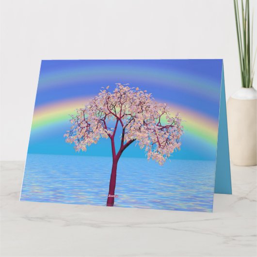 Blossom Tree-Kaart Kaart (Achterkant)