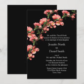 Blossom-uitvindingen van het lentes-huwelijk kaart (Voorkant / Achterkant)