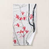 Blossom van de Magnolia-boom, Kobayashi Kokei Bad Handdoek (Handdoek)