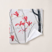 Blossom van de Magnolia-boom, Kobayashi Kokei Bad Handdoek (Wasdoekje)