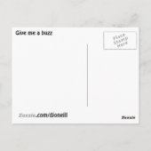 Blossom van honingbijen met roze krabappelboom briefkaart (Achterkant)