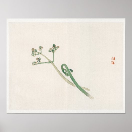 Blossom van Kono Bairei (1844-1895) Poster (Voorkant)