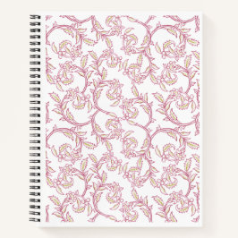"Blossom Vine" Elegante Bloemmotief Briefpapier Notitieboek