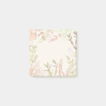 Blossom Waterverf Post-it Notes