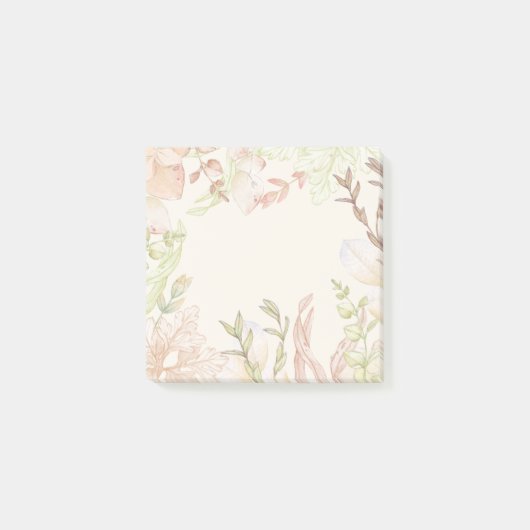 Blossom Waterverf Post-it Notes (Voorkant)