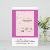 Blossom Wedding Snoep Bar Wrapper (Staand voorkant)
