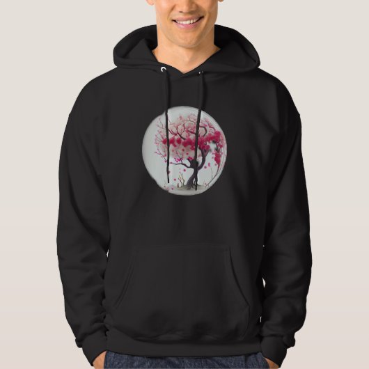 Blossom with Confidence in this Cherry Blossom Pin Hoodie (Voorkant)