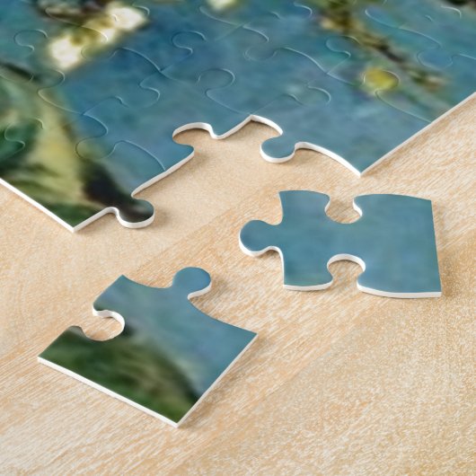 Blossomalamandelboom door Van Gogh  kunst Legpuzzel (Zijkant)