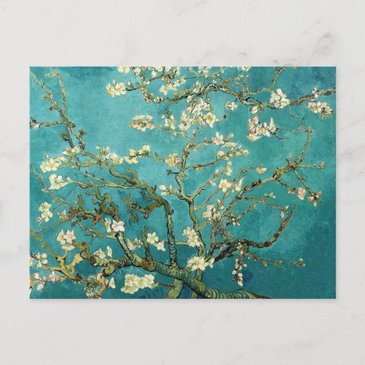 Blossomalamandelboom  Van Gogh Briefkaart (Voorkant)