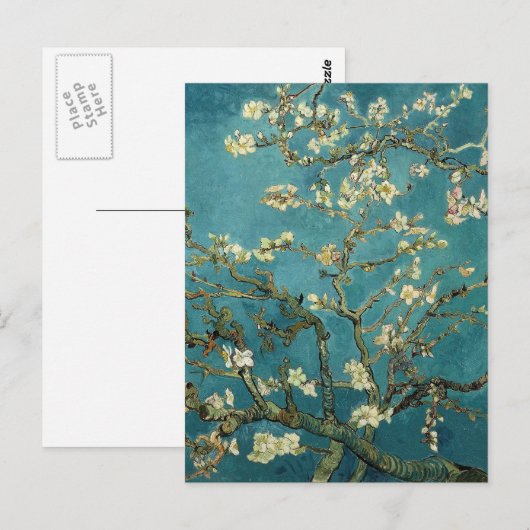 Blossomalamandelboom - Van Gogh Briefkaart (Voorkant / Achterkant)