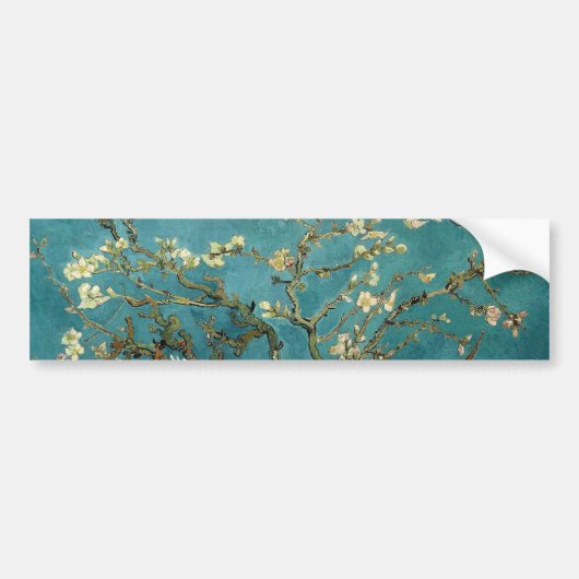 Blossomalamandelboom - Van Gogh Bumpersticker (Voorkant)