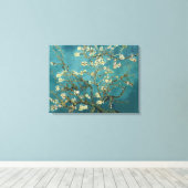 Blossomalamandelboom - Van Gogh Canvas Afdruk (Insitu (Houten vloer))