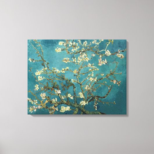 Blossomalamandelboom - Van Gogh Canvas Afdruk (Voorkant)