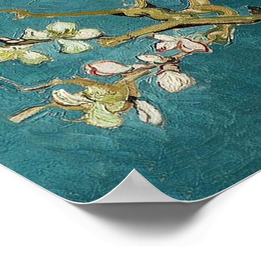 Blossomalamandelboom - Van Gogh Poster (Hoek)