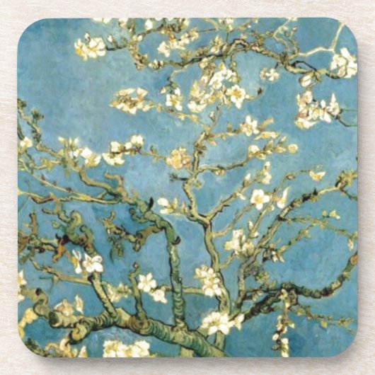 Blossomalamandelboom van Van Gogh Bier Onderzetter (Voorkant)