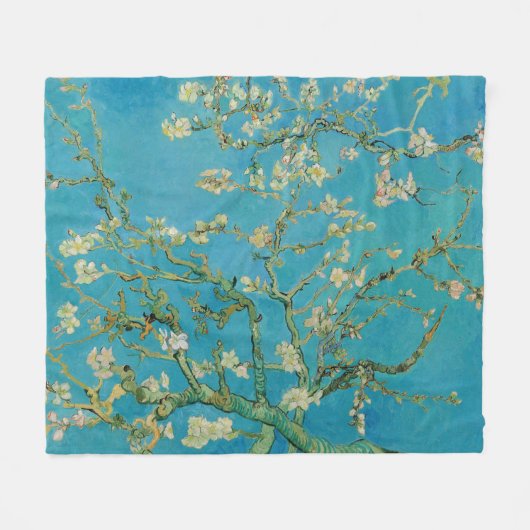 Blossomalamandelboom van Van Gogh Fleece Deken (Voorkant (Horizontaal))