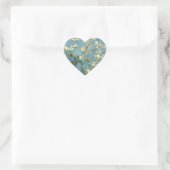 Blossomalamandelboom van Van Gogh Hart Sticker (Tas)
