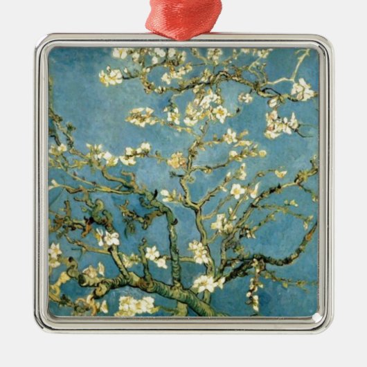 Blossomalamandelboom van Van Gogh Metalen Ornament (Voorkant)