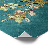 Blossomalamandelboom van Van Gogh Poster (Hoek)