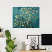 Blossomalamandelboom van Van Gogh Poster (Thuiskantoor)