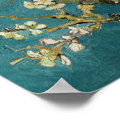 Blossomalamandelboom van Van Gogh Poster (Hoek)