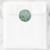 Blossomalamandelboom van Van Gogh Ronde Sticker (Tas)