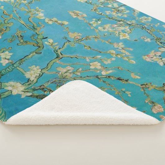 Blossomalamandelboom van Van Gogh Sherpa Deken (3/4)