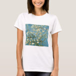 Blossomalamandelboom van Van Gogh T-shirt<br><div class="desc">Vincent Van Gogh Mastersheets - beroemde schilderijen van Europese postimpressionisten en kunstenaars</div>