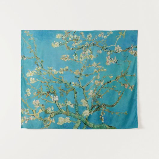 Blossomalamandelboom van Van Gogh Wandkleed (Voorkant (horizontaal))