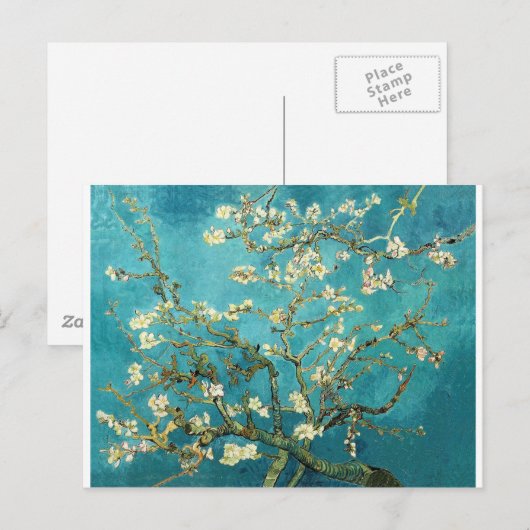 Blossomalamandelboom - Vincent Van Gogh Briefkaart (Voorkant / Achterkant)