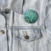Blossomalamandelboom - Vincent Van Gogh Ronde Button 5,7 Cm (In situ)