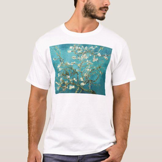 Blossomalamandelboom - Vincent Van Gogh T-shirt (Voorkant)