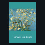 Blossomalmonaboom door Van Gogh Poster Print<br><div class="desc">Post-impressionistische landschappen: Almonandaboom bloeden Schilder van Vincent van Gogh - Klassieke sterstukken</div>