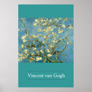 Blossomalmonaboom door Van Gogh Poster Print