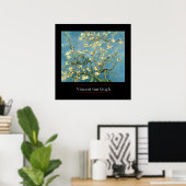 Blossomalmonaboom door Van Gogh Poster Print (Thuiskantoor)