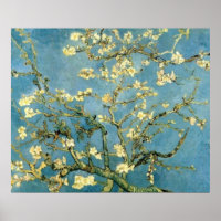 Blossomalmonaboom Post-Impressionistisch Poster