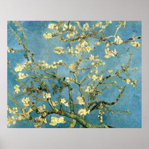 Blossomalmonaboom Post-Impressionistisch Poster