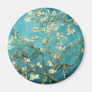 Blossomalmonaboom - Vincent Van Gogh Magneet