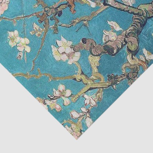Blossomalmond Bomen Branches Van Gogh Tissuepapier (Detail)