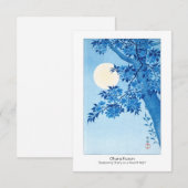 Blossombere Cherry Moonlit Night Ohara Koson + Kaa (Voorkant / Achterkant)