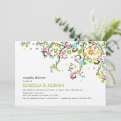 Blossombere glorie Uitnodiging tot Baby shower bui (Staand voorkant)