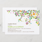 Blossombere glorie Uitnodiging tot Baby shower bui (Voorkant / Achterkant)