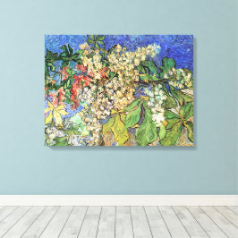 Blossombere kastanjebijkantoren door Vincent van G Canvas Afdruk