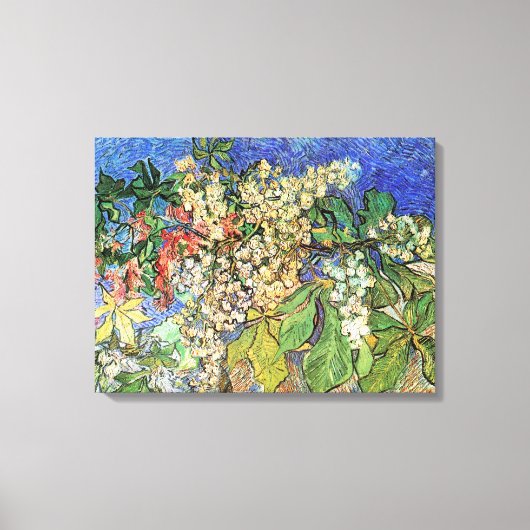 Blossombere kastanjebijkantoren door Vincent van G Canvas Afdruk (Voorkant)