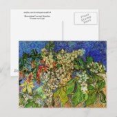 Blossombere kastanjetakken Van Gogh Fine Art Briefkaart (Voorkant / Achterkant)