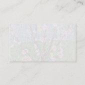 Blossombere Perzikboom van Vincent Van Gogh Visitekaartje (Achterkant)