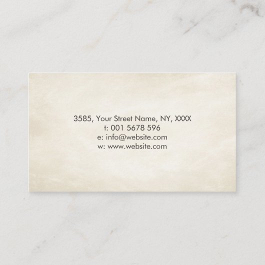 Blossombere Sakura Tree and Sun Visitekaartje (Achterkant)