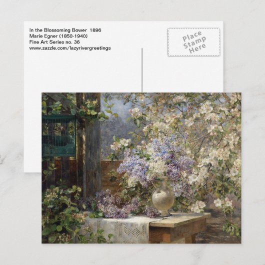 Blossombere toren van Egner Briefkaart (Voorkant / Achterkant)